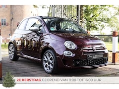 Fiat 500 C - 1.0 Hybrid Rockstar 2021 BORDEAUX | Cabrio | Sport | Leder