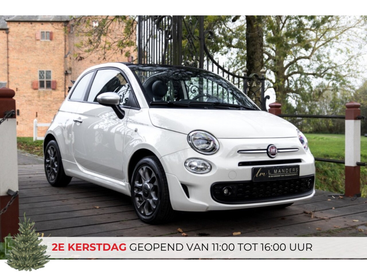 Fiat 500 C - 1.0 Hybrid Rockstar 2021 WIT | Cabrio | Sport | Leder | Airco - AutoWereld.nl