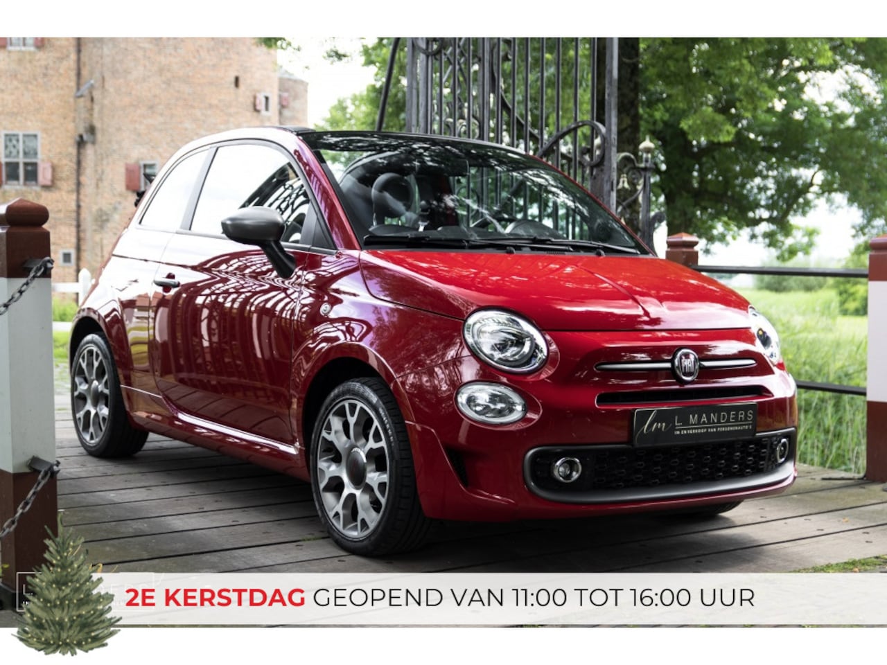 Fiat 500 C - 1.2 Sport 2018 ROOD | Cabrio | Apple CarPlay | Cruise Control - AutoWereld.nl