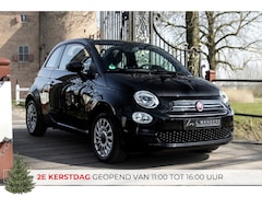 Fiat 500 C - 1.2 Lounge 2020 ZWART | Cabrio | Apple CarPlay | Benzine | PDC