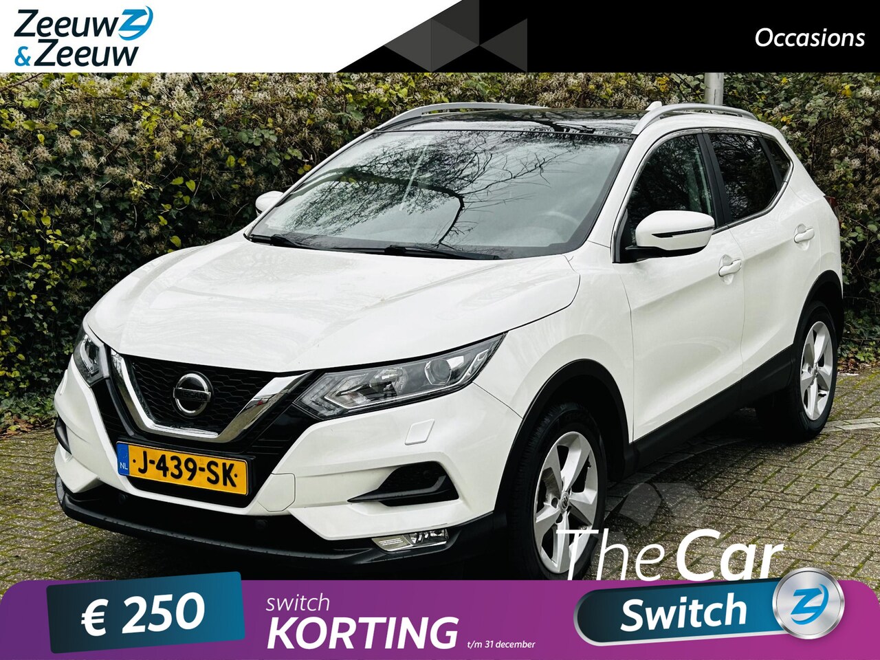 Nissan Qashqai - 1.2 N-Connecta Navi , panoramadak , trekhaak , camera , cruise . lm velgen , tel , stoelve - AutoWereld.nl