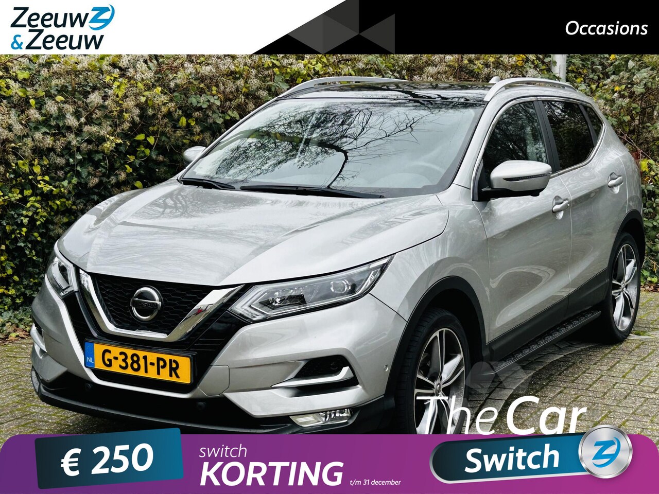 Nissan Qashqai - 1.3 DIG-T Business Edition Apple Carplay/Android Auto , panoramadak , stoelverwarming , lm - AutoWereld.nl