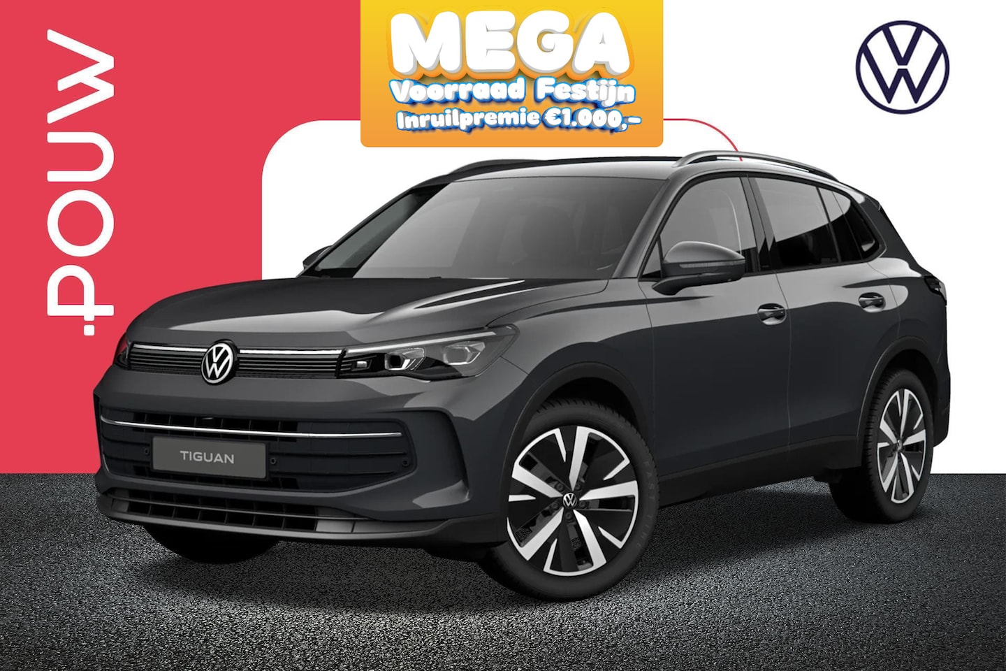 Volkswagen Tiguan - 1.5 eTSI 150pk Life Edition | LMV 19" | Trekhaak Uitklapbaar - AutoWereld.nl