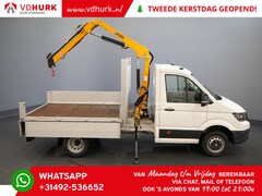 Volkswagen Crafter - 6x 165 pk Effer 352S kraan/ Crane/ Gru/ Grue/ Kran/ Autokran/ Open laadbak/ Dubbel Lucht