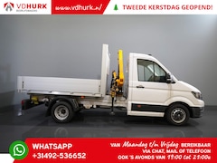 Volkswagen Crafter - 6x 165 pk Effer 352S kraan/ Crane/ Gru/ Grue/ Kran/ Autokran/ Open laadbak/ Dubbel Lucht