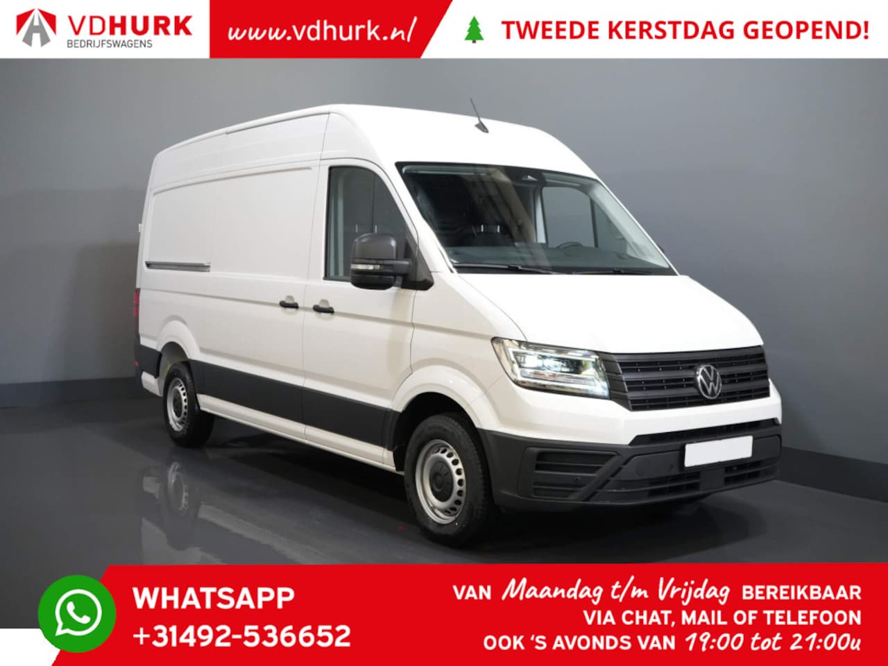 Volkswagen Crafter - 35 2.0 TDI 140 pk DSG Aut. L3H3 2025 MODEL/ LED/ Virtual Cockpit/ Camera/ Cruise/ Carplay/ - AutoWereld.nl