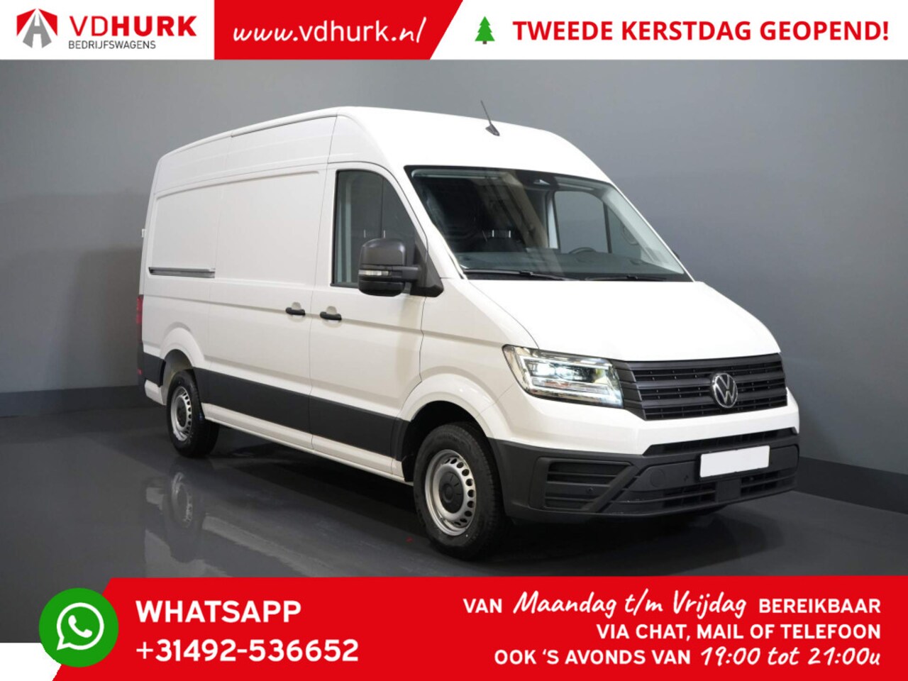 Volkswagen Crafter - 35 2.0 TDI 140 pk DSG Aut. L3H3 2025 MODEL/ LED/ Virtual Cockpit/ Camera/ Cruise/ Carplay/ - AutoWereld.nl