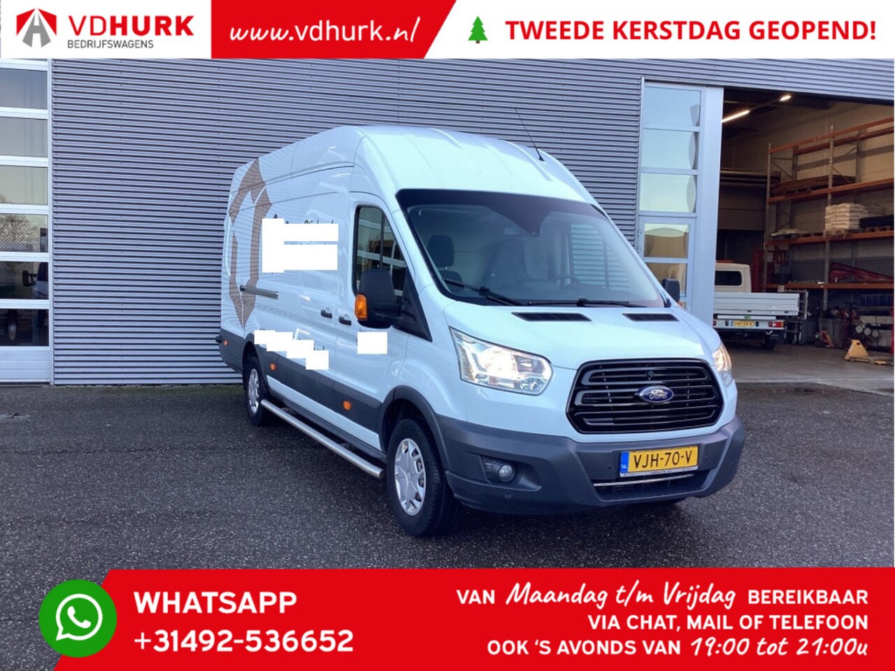 Ford Transit - 350 2.0 TDCI 170 pk L4H3 RWD Jumbo Trend/ Stoelverw./ Camera/ Cruise/ PDC/ Sidebars/ Omvor - AutoWereld.nl