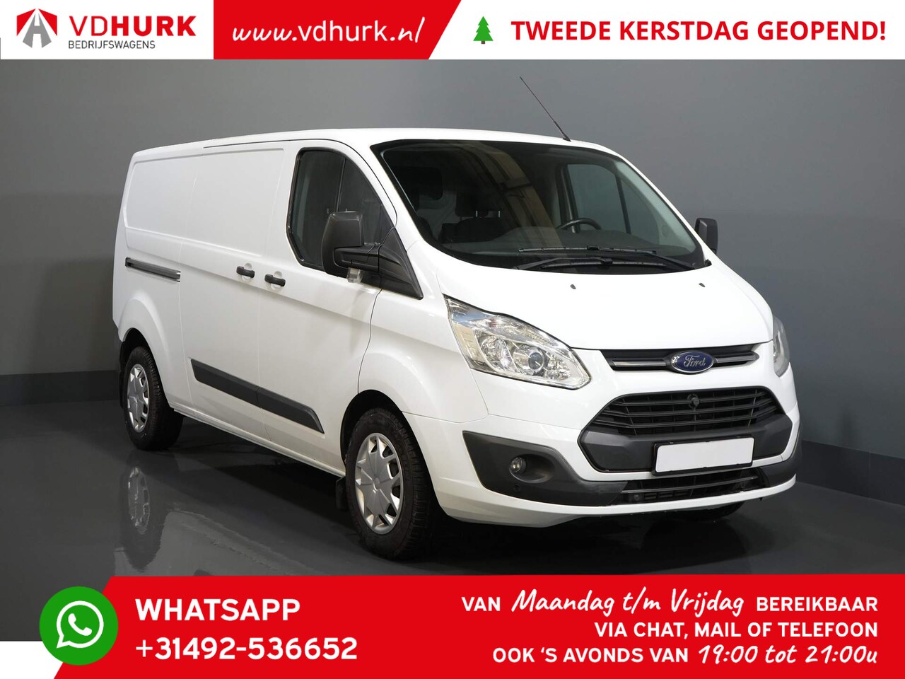 Ford Transit Custom - L2 2.0 TDCI Aut. 130 pk EU6 2x Schuifdeur/ Cruise/ Stoelverw./ PDC/ Airco - AutoWereld.nl