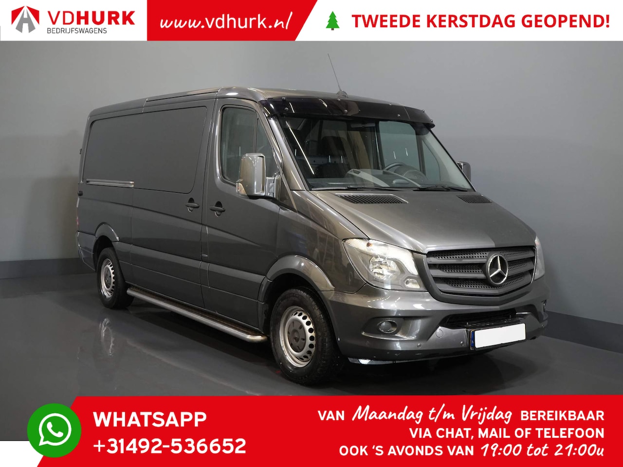 Mercedes-Benz Sprinter - 319 3.0 V6 Aut. EU6 L2H1 3.5t Trekverm./ Navi/ Stoelverw./ Cruise/ Camera/ PDC - AutoWereld.nl