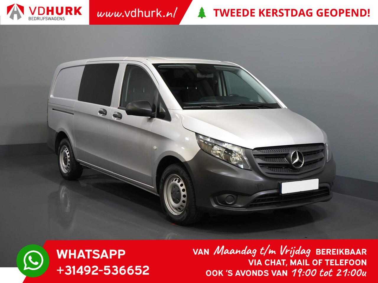 Mercedes-Benz Vito - 114 CDI Aut. L2 RWD Cruise/ Airco/ Bluetooth - AutoWereld.nl