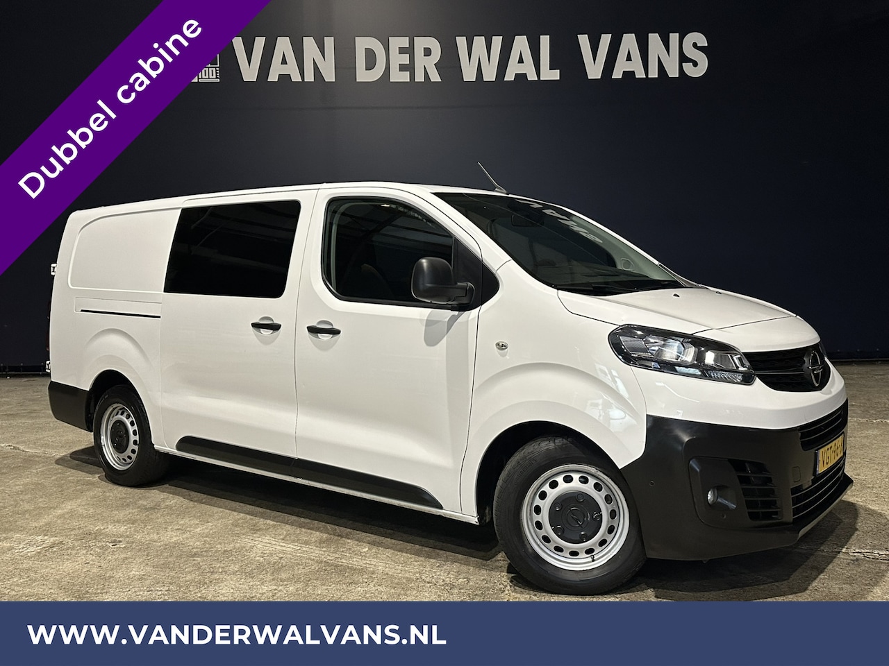 Opel Vivaro - 2.0 CDTI 123pk L3H1 Dubbele cabine Euro6 Airco | 5-Zits | Camera | Navigatie 2500kg Trekha - AutoWereld.nl