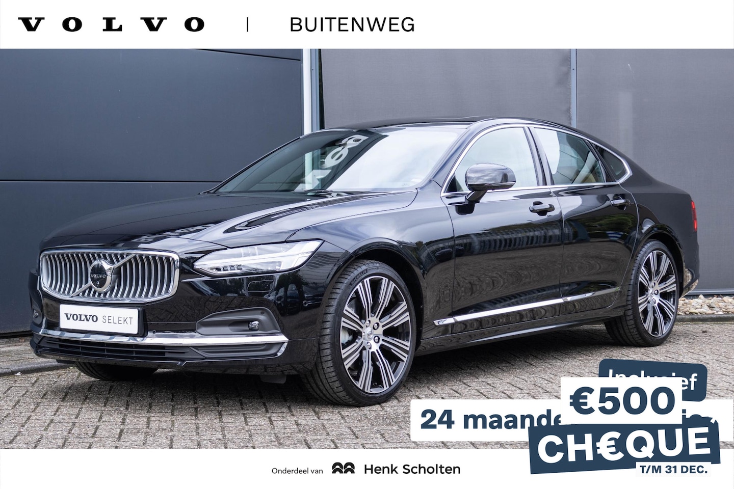 Volvo S90 - B5 Automaat Ultimate Bright | 360º camera | Panoramadak | Geventileerde stoelen | Parkeerv - AutoWereld.nl