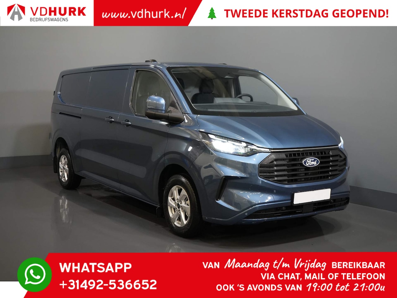 Ford Transit Custom - 2.0 TDCI 150 pk L2 LIMITED 2x SCHUIFDEUR 5 jaar/200.000km GARANTIE!/ Navi/ Carplay/ Camera - AutoWereld.nl