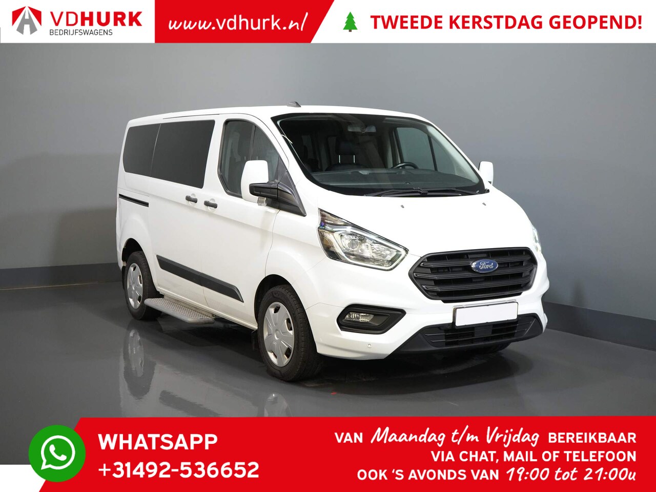 Ford Transit Custom Tourneo - 2.0 TDCI € 33.581,- incl. BTW/BPM Trend Combi/ Kombi/ 9 Persoons/ 9 P/ Cruise/ PDC/ Airco - AutoWereld.nl