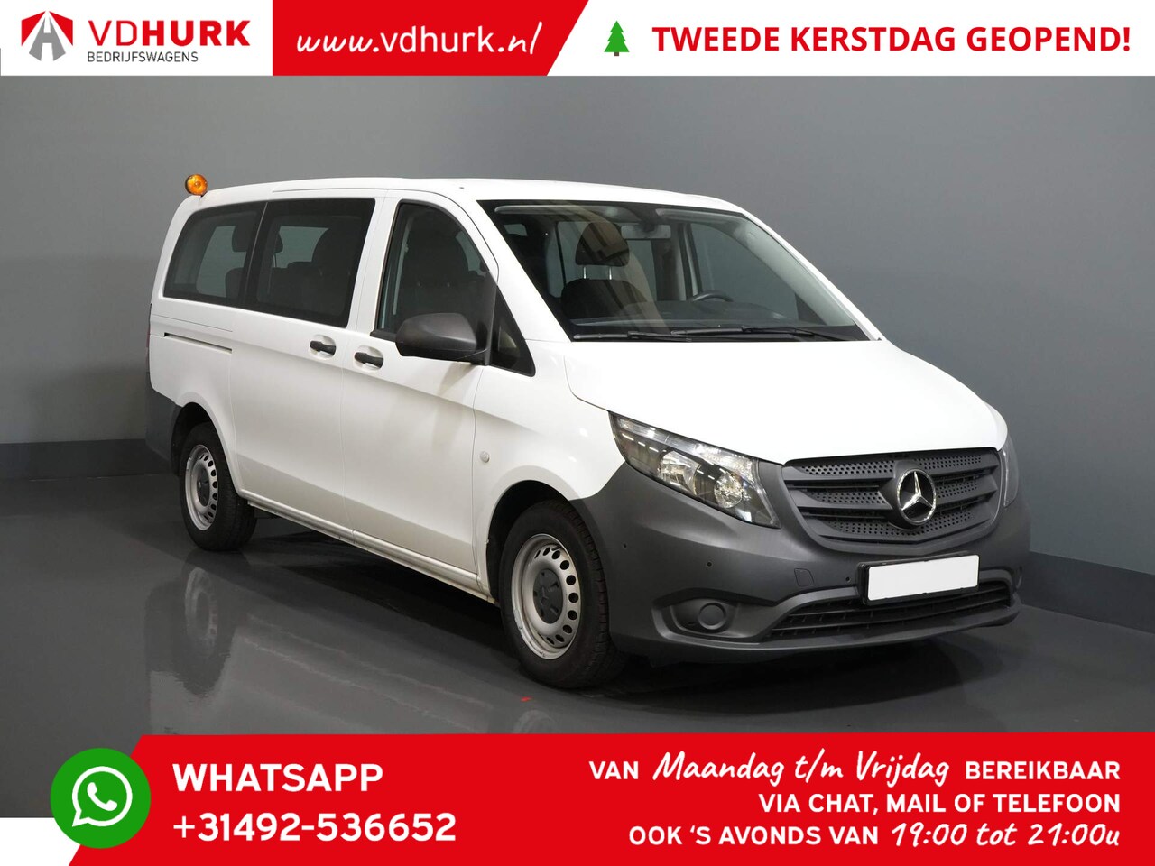 Mercedes-Benz Vito Tourer - 110 CDI L2 € 35.772,- incl. BTW/BPM READY2GO Combi/ Kombi/ 9 Pers./ 9P/ 9 Persoons/ Navi/ - AutoWereld.nl