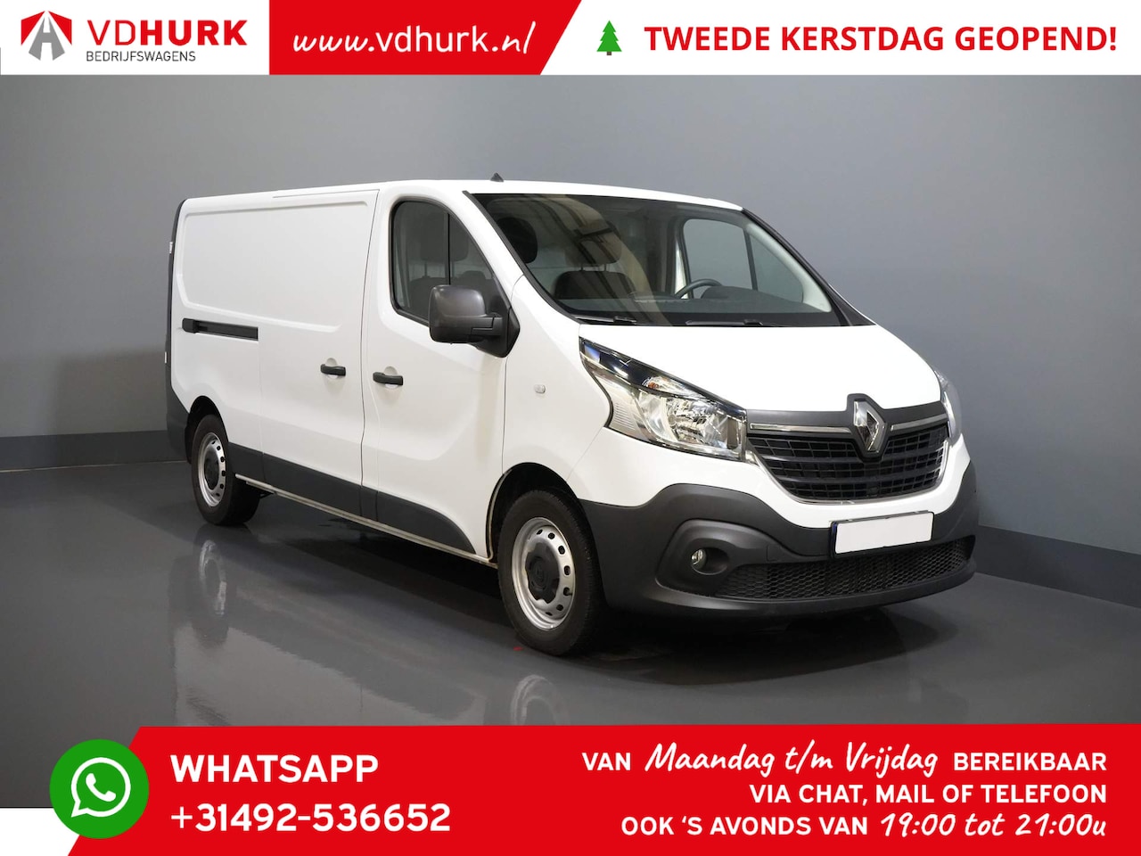 Renault Trafic - 2.0 dCi 120 pk L2 3 Pers./ Keyless/ Airco/ PDC - AutoWereld.nl