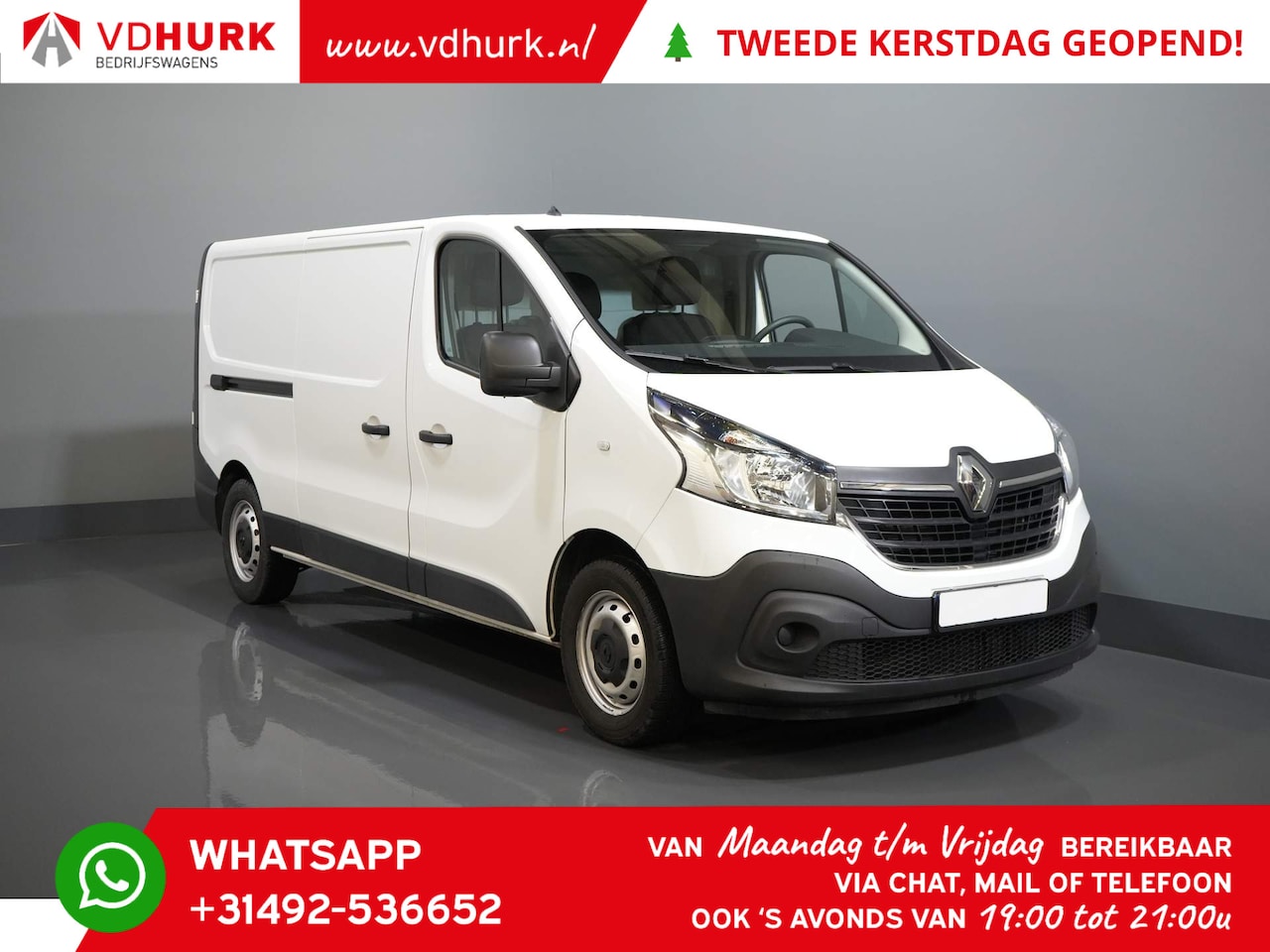 Renault Trafic - 2.0 dCi 120 pk L2 3 Pers./ Keyless/ Airco/ PDC - AutoWereld.nl