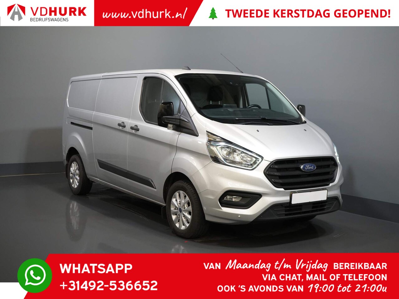 Ford Transit Custom - 2.0 TDCI 130 pk L2 LMV/ Carplay/ Camera/ PDC/ Cruise/ Trekhaak - AutoWereld.nl