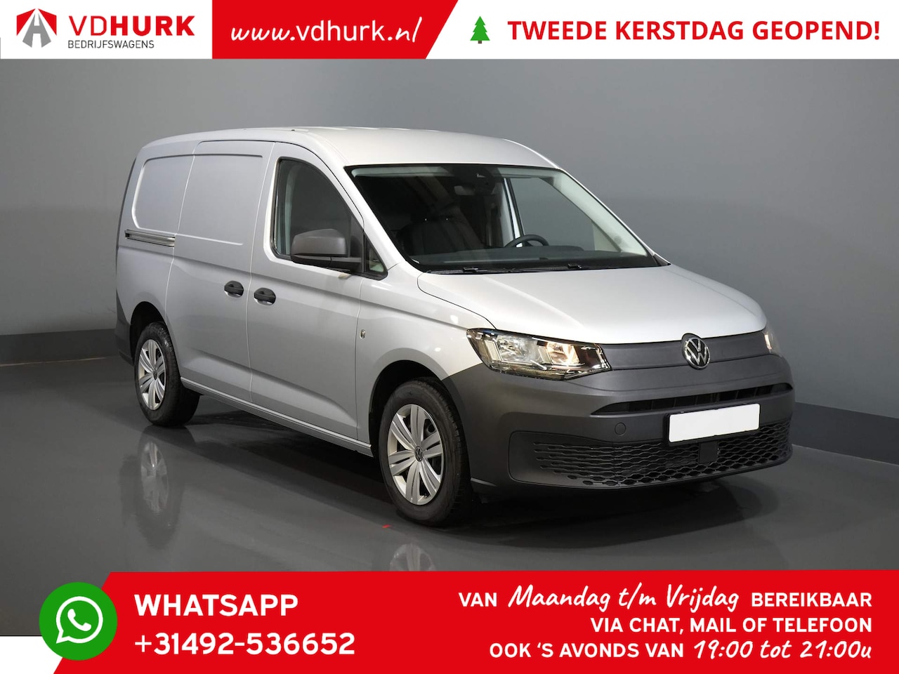 Volkswagen Caddy Cargo Maxi - 2.0 TDI 125 pk DSG Aut. RIJKLAAR Virtual Cockpit/ Carplay/ Cruise/ PDC/ Omvormer - AutoWereld.nl