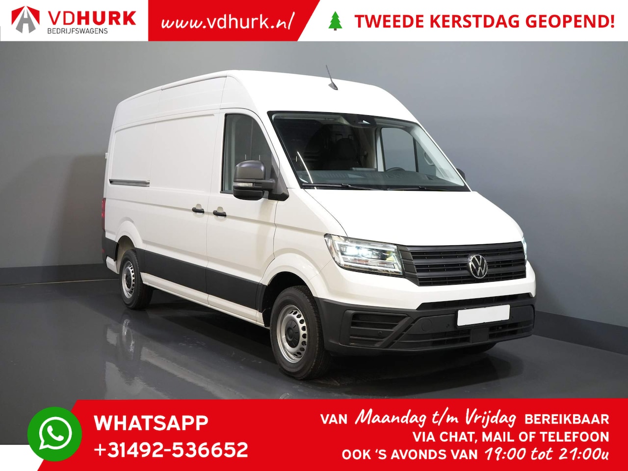 Volkswagen Crafter - 35 2.0 TDI 140 pk DSG Aut. L3H3 2025 MODEL/ LED/ Virtual Cockpit/ Camera/ Cruise/ Carplay/ - AutoWereld.nl