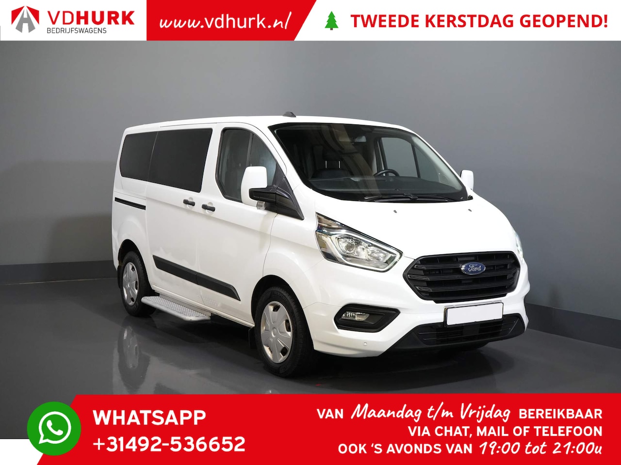 Ford Transit Custom Tourneo - 2.0 TDCI € 33.016,- incl. BTW/BPM Trend Combi/ Kombi/ 9 Persoons/ 9 P/ Cruise/ PDC/ Airco - AutoWereld.nl