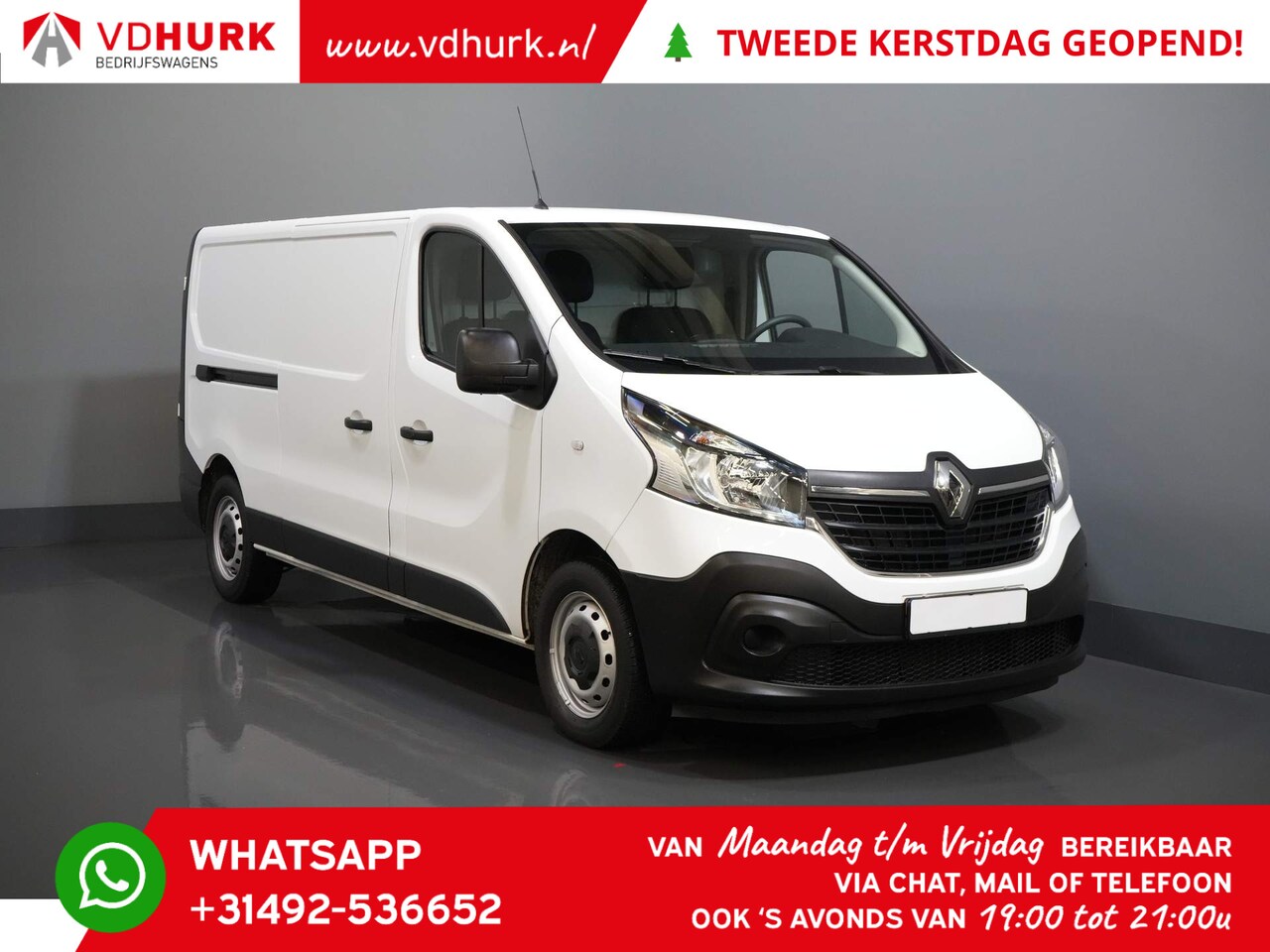 Renault Trafic - 2.0 dCi 120 pk L2 3 Pers./ Keyless/ Airco/ PDC - AutoWereld.nl