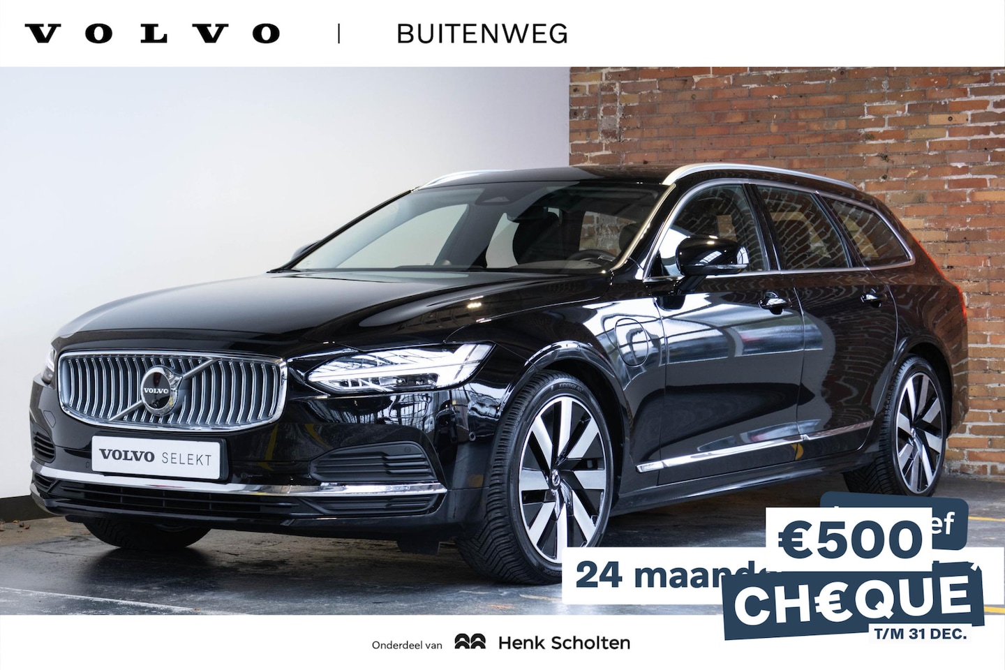 Volvo V90 - T6 Recharge AWD Ultimate Bright | Long Range | Luchtvering | Bowers & Wilkins premium audi - AutoWereld.nl