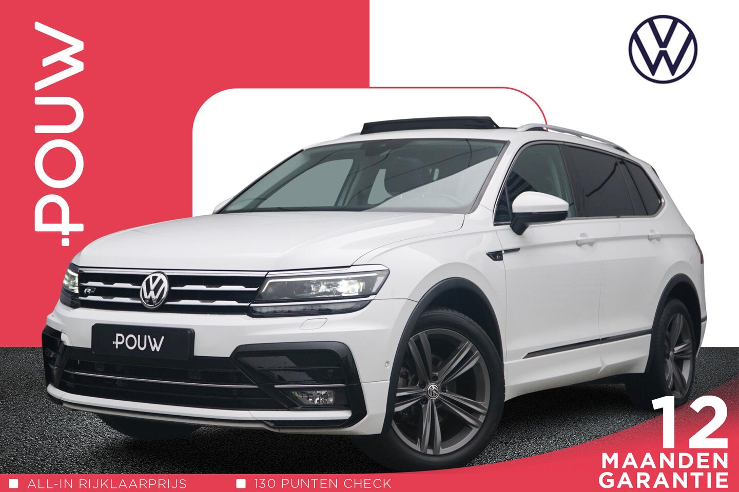 Volkswagen Tiguan Allspace - 1.5 TSI 150pk DSG Highline 7p. | Panoramadak | Achteruitrijcamera | Elektrische Achterklep - AutoWereld.nl