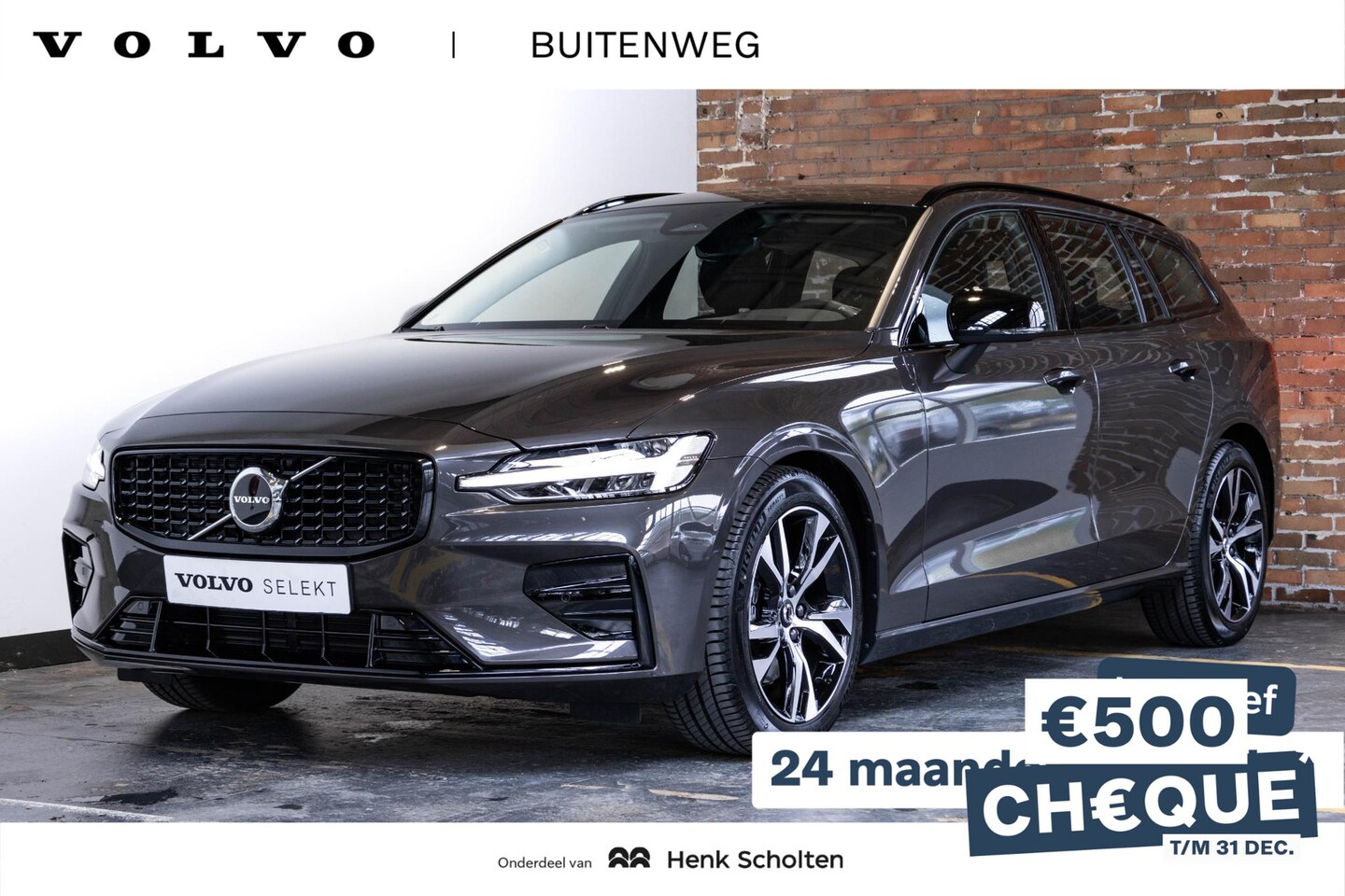 Volvo V60 - B4 Automaat Plus Dark | Elektrisch verstelbare stoelen | semi elektrische wegklapbare trek - AutoWereld.nl