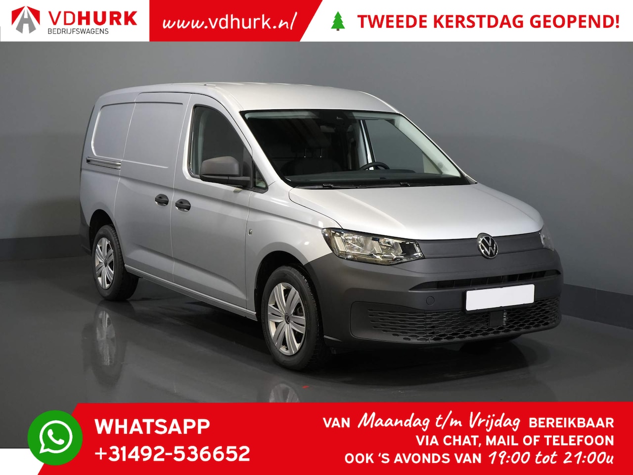 Volkswagen Caddy Cargo Maxi - 2.0 TDI 125 pk DSG Aut. RIJKLAAR Virtual Cockpit/ Carplay/ Cruise/ PDC/ Omvormer - AutoWereld.nl