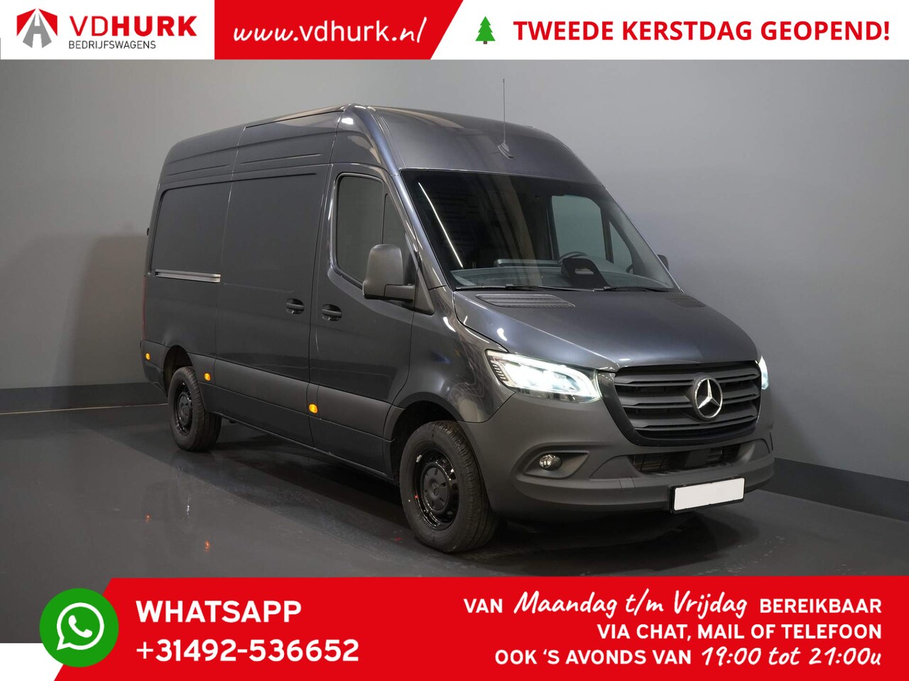 Mercedes-Benz Sprinter - 319 L2H2 Pro/ 3.5t Trekhaak/ LED/ MBUX/ Carplay/ Camera/ Cruise/ Gev. Stoel - AutoWereld.nl