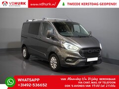 Ford Transit Custom - 2.0 TDCI 130 pk Aut. DC Dubbel Cabine LIMITED 2x Schuifdeur/ CarPlay/ Stoelverw./ Cruise/