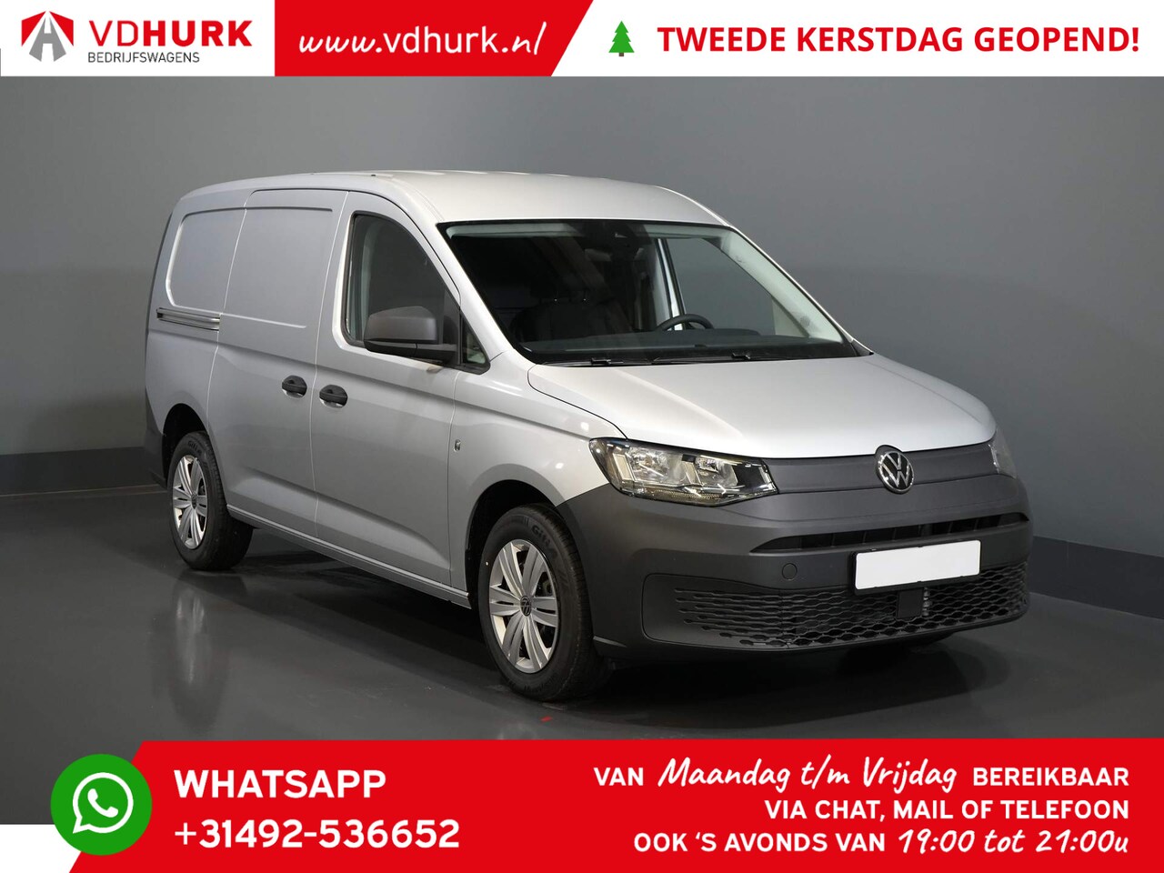 Volkswagen Caddy Cargo Maxi - 2.0 TDI 125 pk DSG Aut. RIJKLAAR Virtual Cockpit/ Carplay/ Cruise/ PDC/ Omvormer - AutoWereld.nl