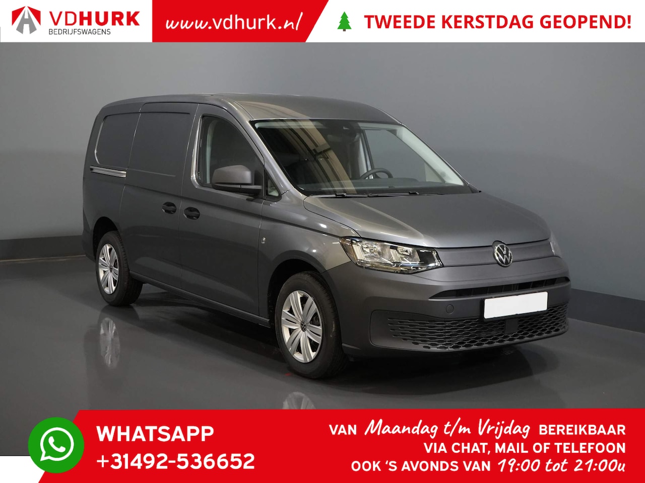 Volkswagen Caddy Cargo Maxi - 2.0 TDI 125 pk DSG Aut. RIJKLAAR Virtual Cockpit/ Carplay/ Cruise/ PDC/ Omvormer - AutoWereld.nl