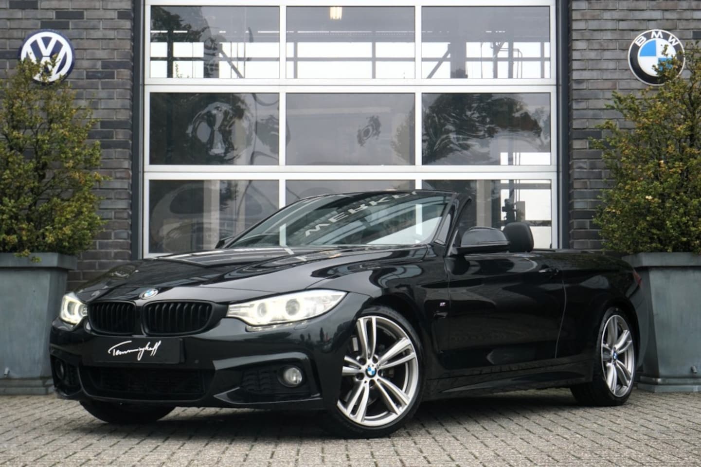 BMW 4-serie Cabrio - 428i CABRIO M-PAKKET HIGH EXE. - NAVI - LEDER - AIR SCARF - AutoWereld.nl