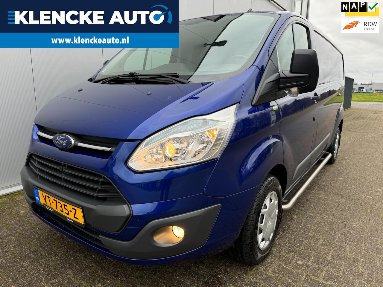 Ford Transit Custom - 290 2.2 TDCI L2H1 186.990km LENGTE 2 Airco Navi Cruise ctrl Trekhaak NIEUWE APK - AutoWereld.nl