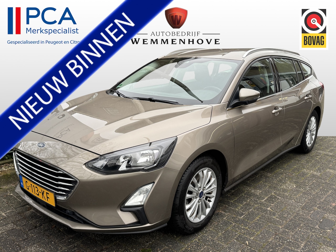 Ford Focus Wagon - 1.5 EcoBlue Titanium Business Airco/Alu wielen/Navi/B&O Sound System - AutoWereld.nl