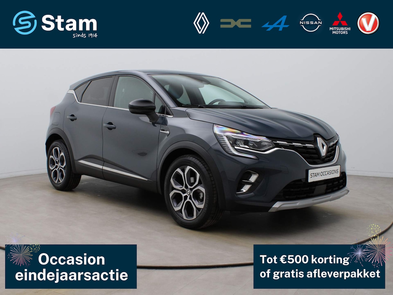 Renault Captur - 1.3 Mild Hybrid 140 techno Climate Control | Navig | 18" lm velgen - AutoWereld.nl