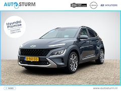 Hyundai Kona - 1.6 GDI HEV Premium | Trekhaak | Adapt. Cruise Control | Head-Up Display| Leder Licht Grij