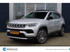 Jeep Compass - 4xe 190-PK Plug-in Hybrid Electric Night Eagle | Schuif/kantel dak | Stuur + Stoelverwarmi