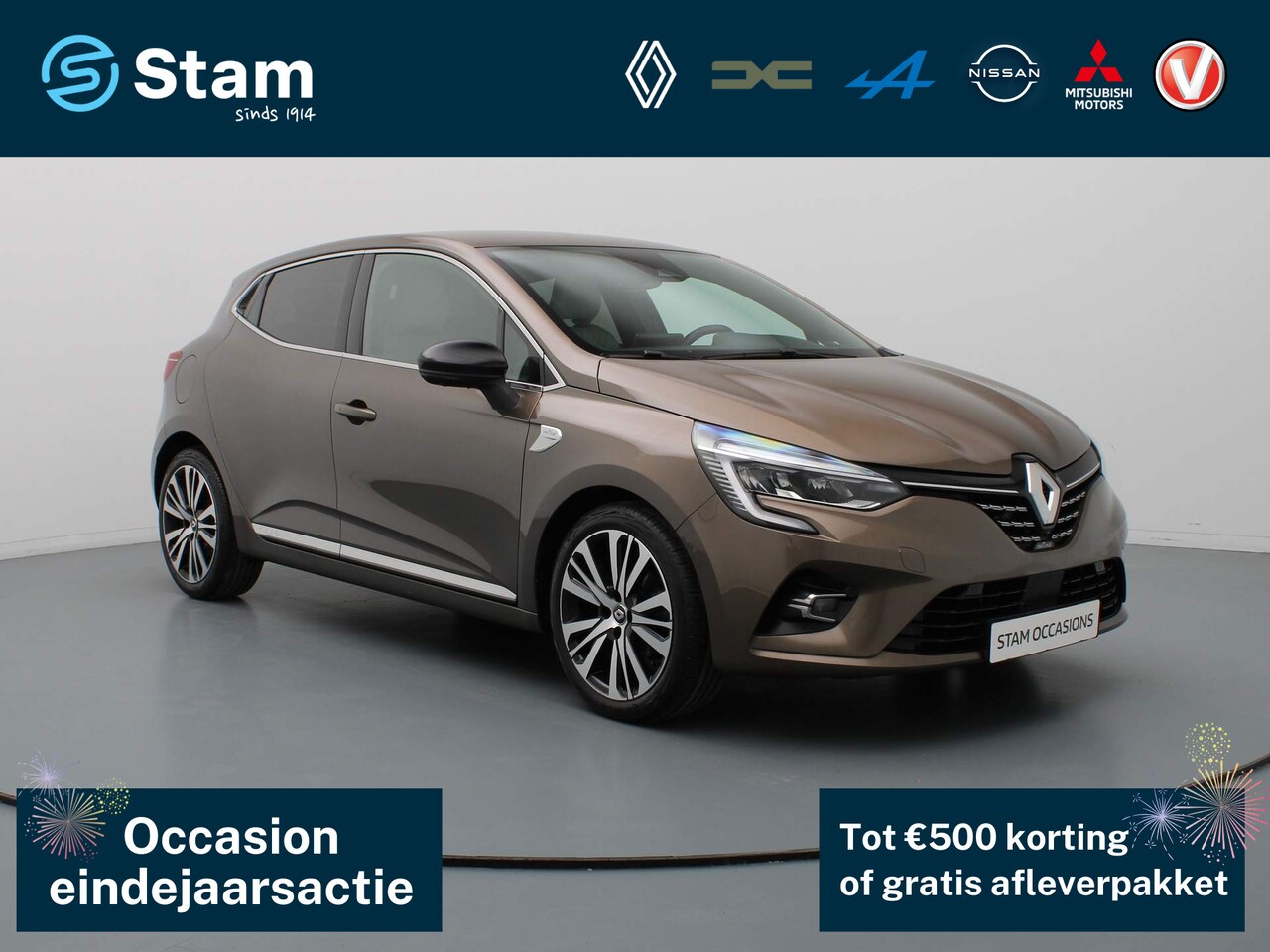 Renault Clio - TCe 100pk Initiale Paris Lederen bekleding | Navig | Rondomzicht camera - AutoWereld.nl