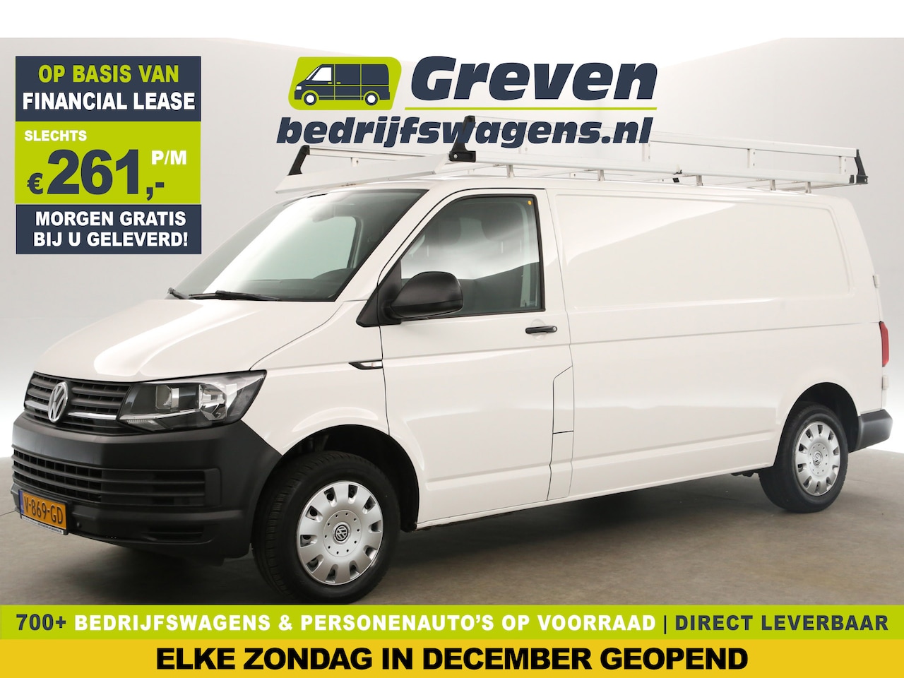 Volkswagen Transporter - 2.0 TDI L2H1 140PK Airco Cruise Navi PDC Imperiaal Elektrpakket Trekhaak - AutoWereld.nl