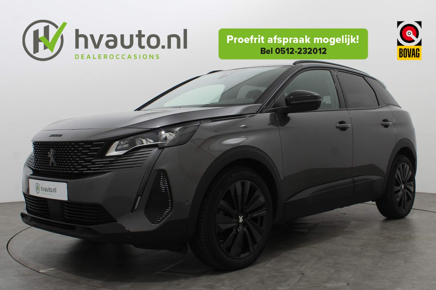 Peugeot 3008 - 1.2 PURETECH 130PK GT BLACK PACK EAT8 | Navi | El. achterklep | 19 inch - AutoWereld.nl