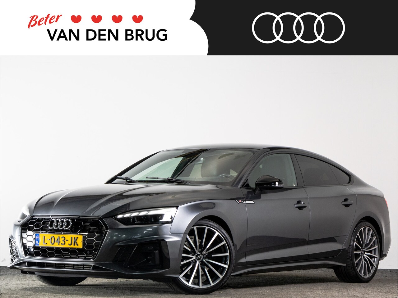 Audi A5 Sportback - S-Line 35 TFSI 150 PK Competition | LED Matrix | Black Optiek | Achteruitrijcamera | Ambia - AutoWereld.nl