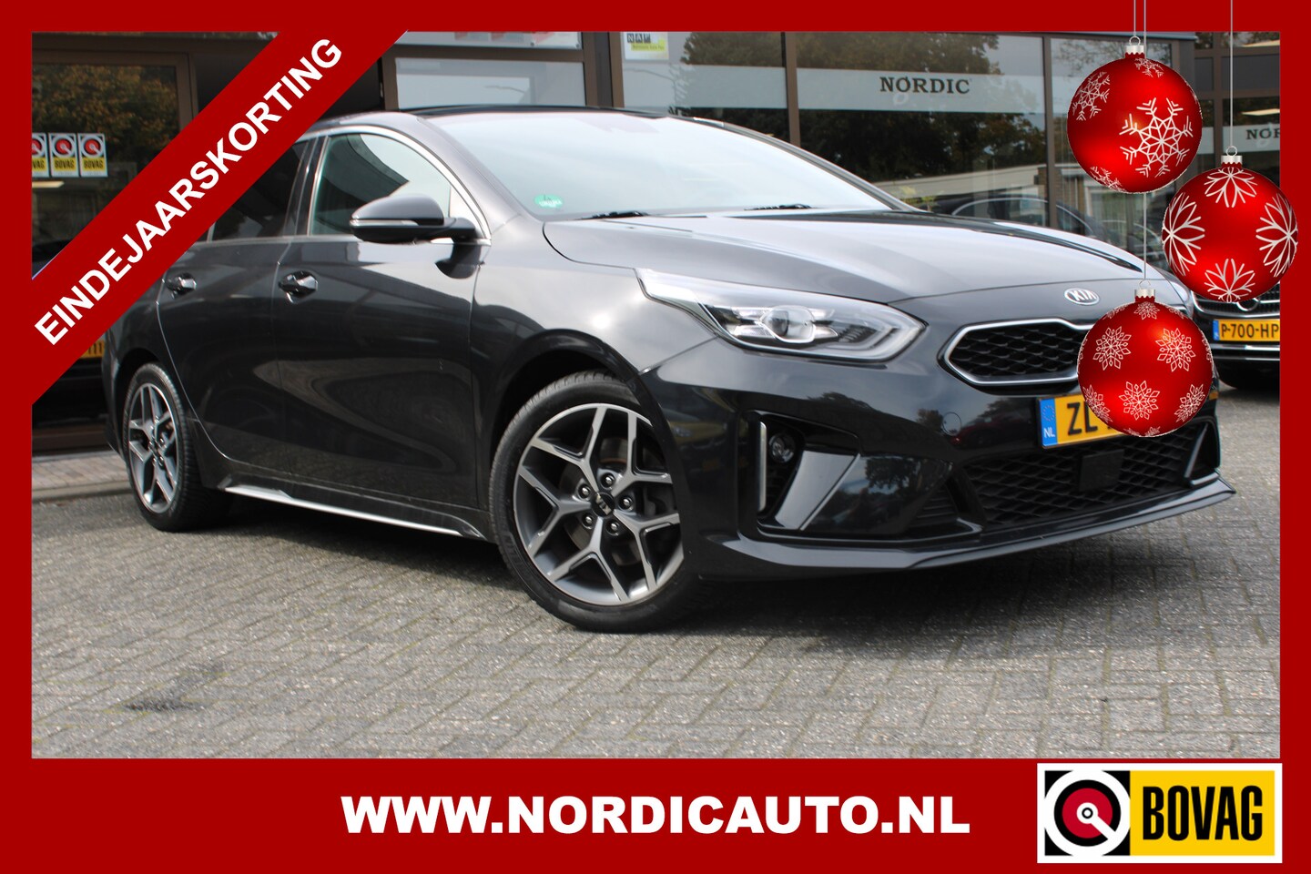 Kia Pro cee'd - 1.0 T-GDI GT-SPORTLINE PANORAMADAK / NAVIGATIE- CAMERA- 17 INCH LMV ZWART HALF LEDER INTER - AutoWereld.nl