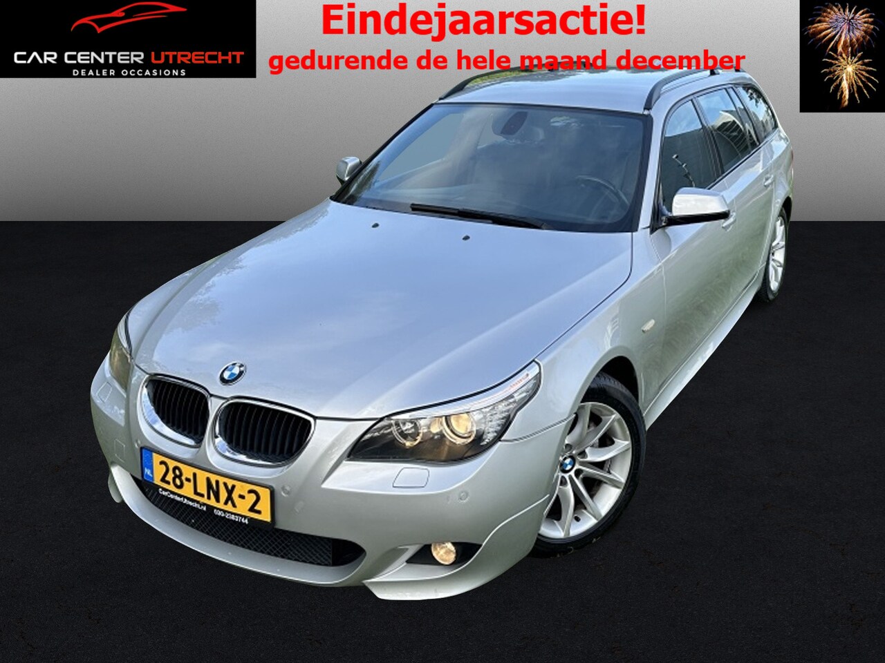 BMW 5-serie Touring - 520i M Sport High Executive leder navi airco automaat - AutoWereld.nl