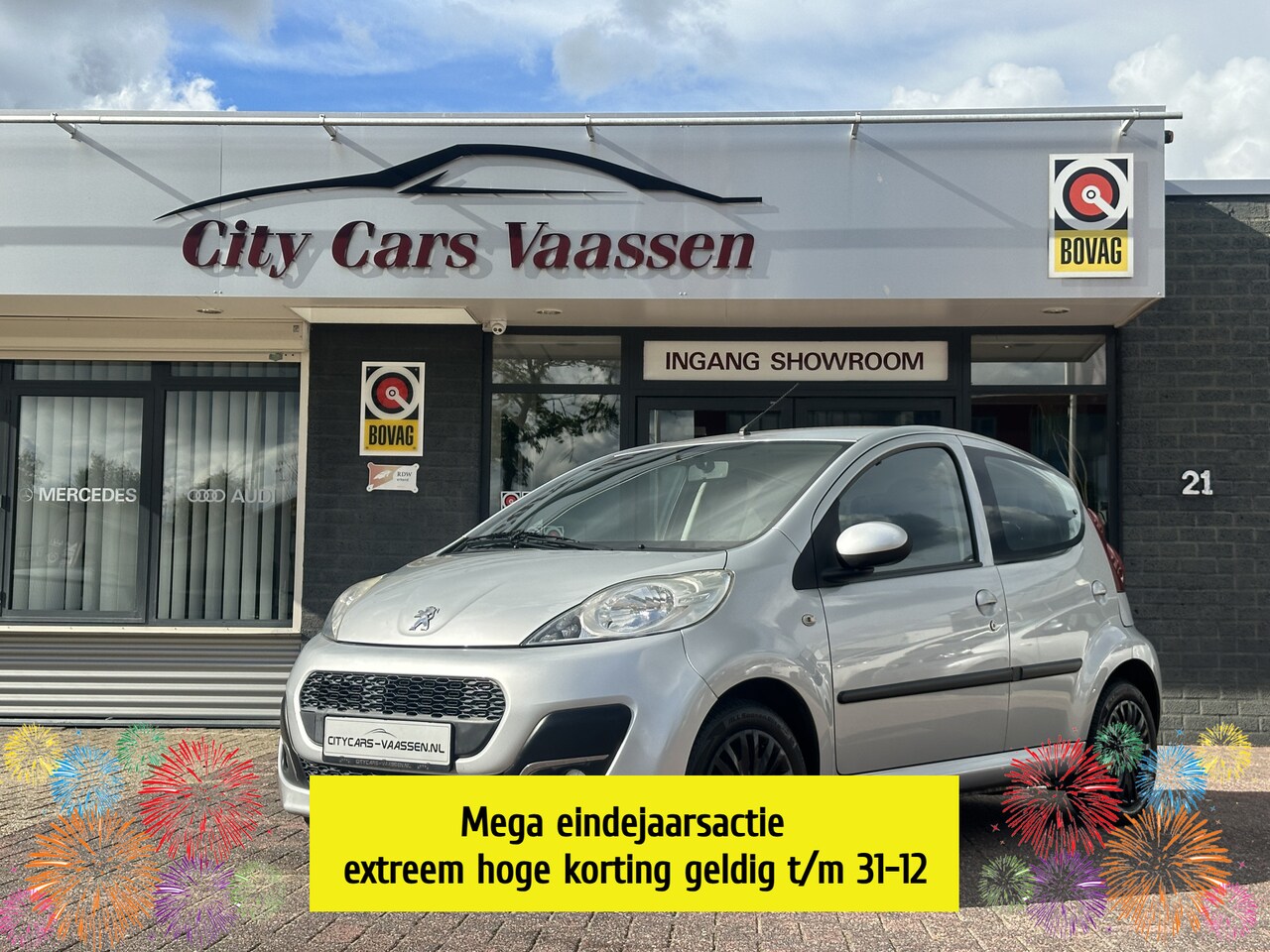 Peugeot 107 - 1.0 Première 68 pk airco elktr pakket toerenteller 5 deurs mistlampen dealer onderhouden - AutoWereld.nl