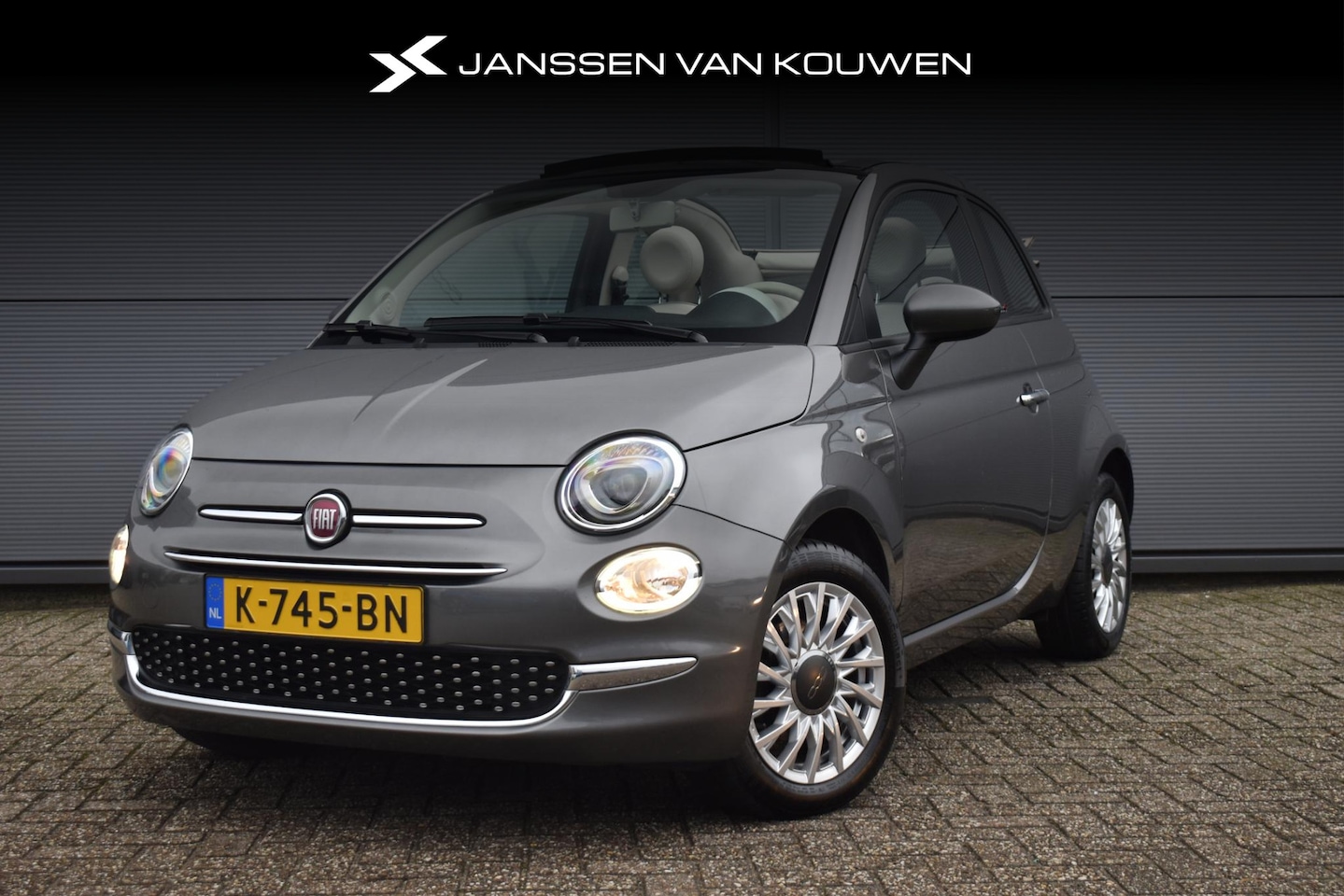 Fiat 500 C - 1.0 Hybrid Lounge Cabriolet Airco Cruise Control - AutoWereld.nl