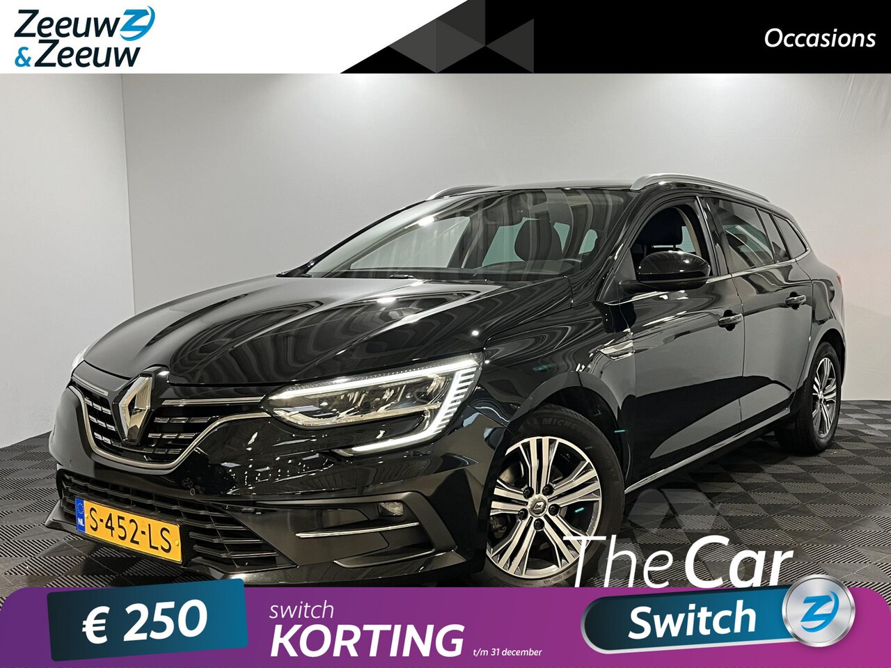 Renault Mégane Estate - 1.3 - 140PK TCe Intens | Trekhaak (1700 KG) | Navi | Parkeersensoren | Apple CarPlay/Andro - AutoWereld.nl